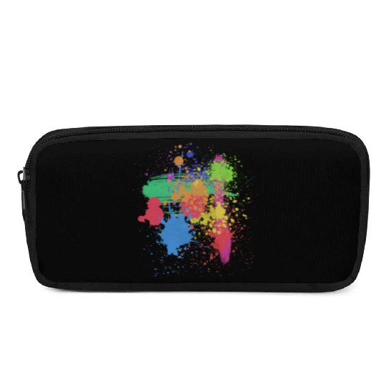 Paint splatters, colorful, happy, creative Pencil Cases