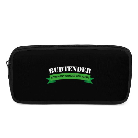 Budtender Design Hemp Dispensary Medical Marijuana Pencil Cases