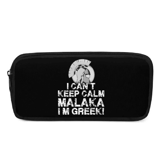 Greek Sparta Helmet Greece Malaka Hellas Pencil Cases