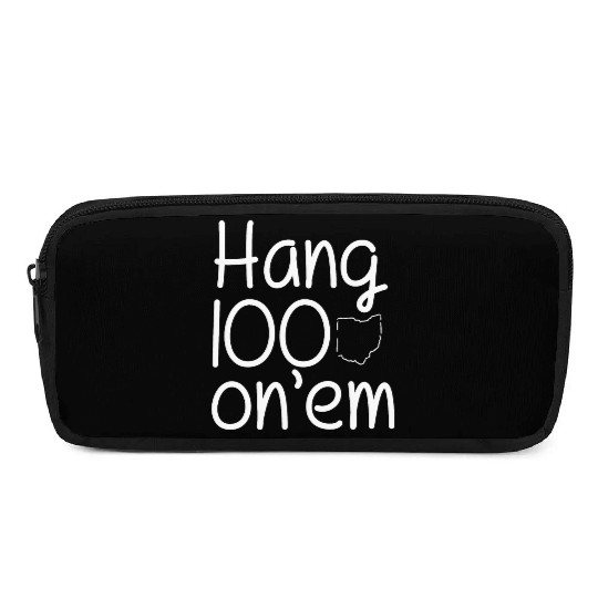 Hang 100 On Em college football funny Pencil Cases