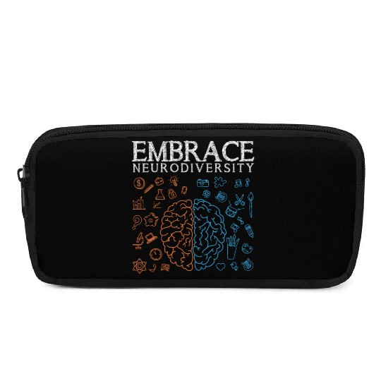 Embrace ADHD Autism ASD Neurodiversity Pencil Cases