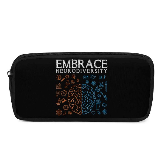 Embrace ADHD Autism ASD Neurodiversity Pencil Cases