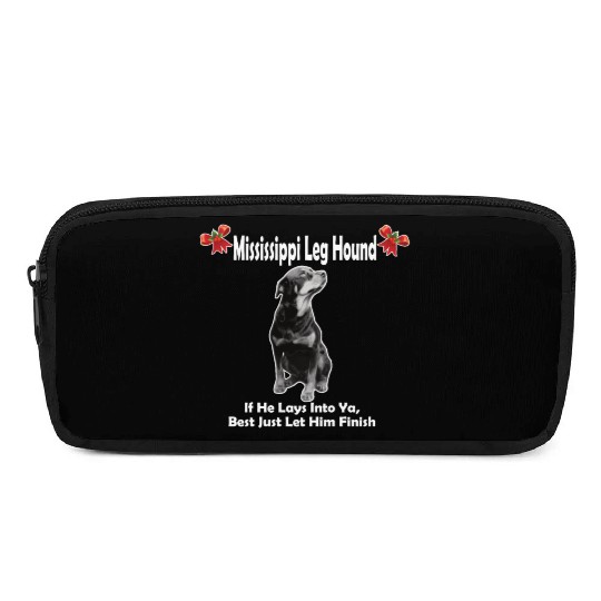 Mississippi Leg Hound Let Him Finish Christmas Pencil Cases