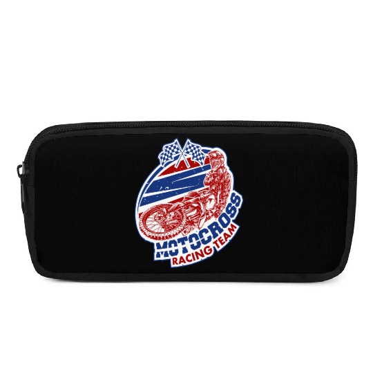 Motocross Racing Team Pencil Cases