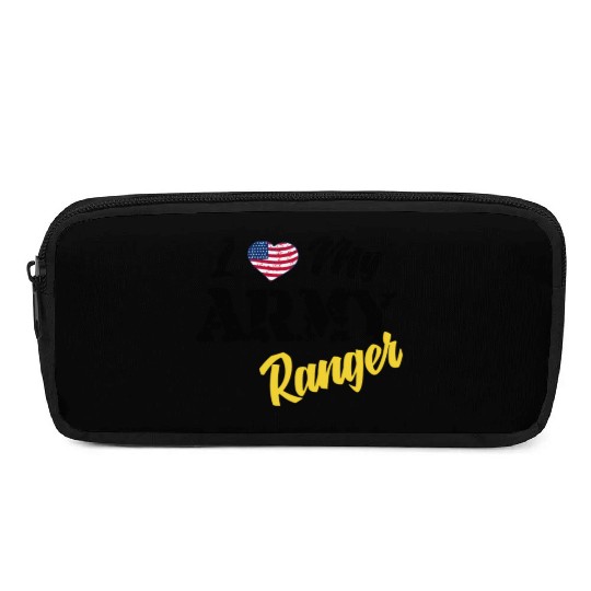 Proud US Army Ranger American Military Family Flag Pencil Cases