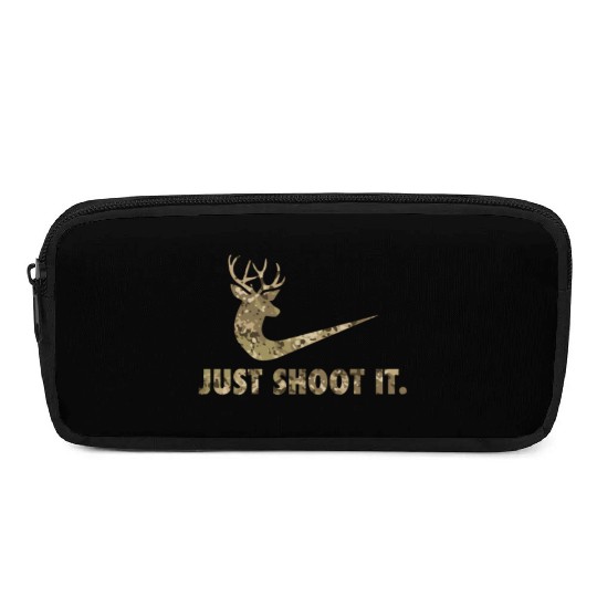Just Shoot It Funny Deer Hunting Camouflage Pencil Cases