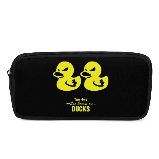 Poker - Yellow 2-2 "Ducks" Pocket Twos, Deuces Pencil Cases