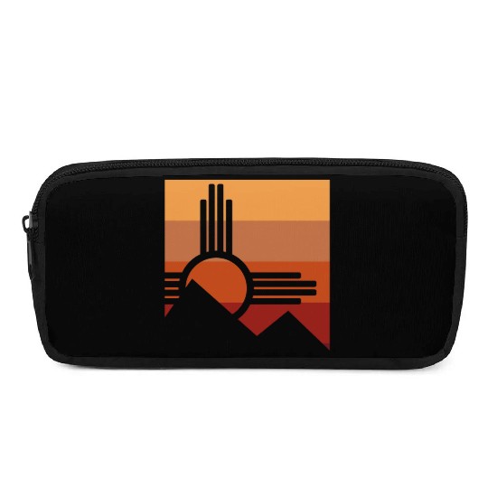 Zia Sun New Mexico Zia Mountains Pencil Cases