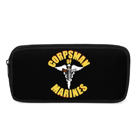 Us Navy Corpsman 8404 Fmf Veteran Front & Back Des Pencil Cases