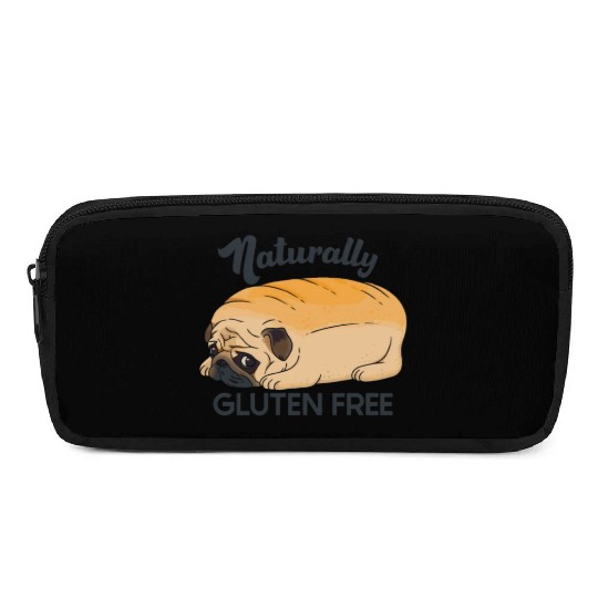 GLUTEN FREE CUTE PUG BREAD Pencil Cases