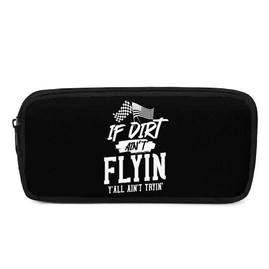 Dirt Track Racing Gift Sprint Car Racing Pencil Cases