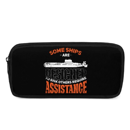 Military Submarine Veteran Gift US Submarine Sink Pencil Cases