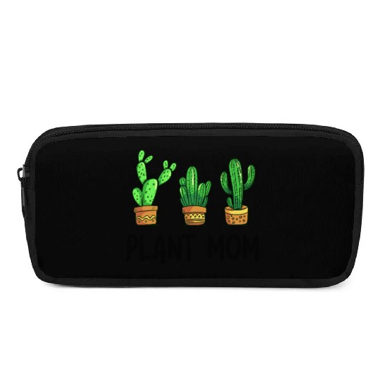 Plant Mom Funny Cactus Succulent Pencil Cases