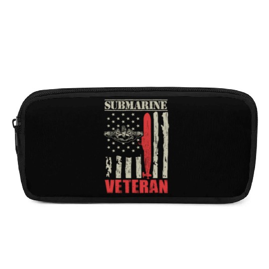 US Military Submarine Gift For A Veteran Pencil Cases