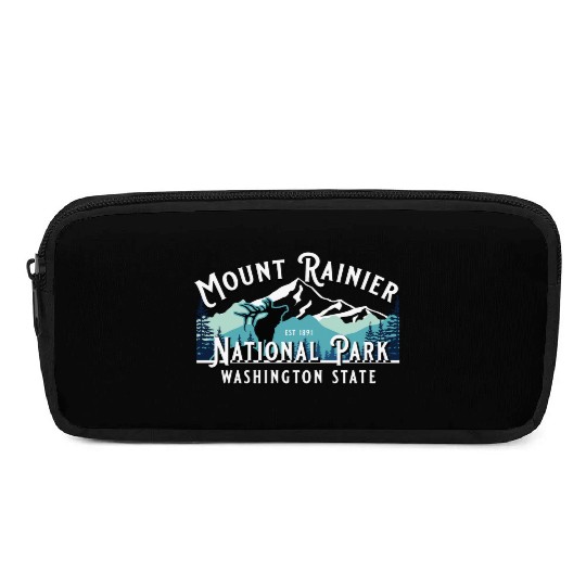 Vintage Mount Rainier National Park Washington Sou Pencil Cases