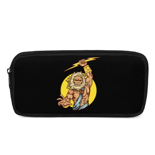 Comic - God Zeus Lightning - bright Pencil Cases