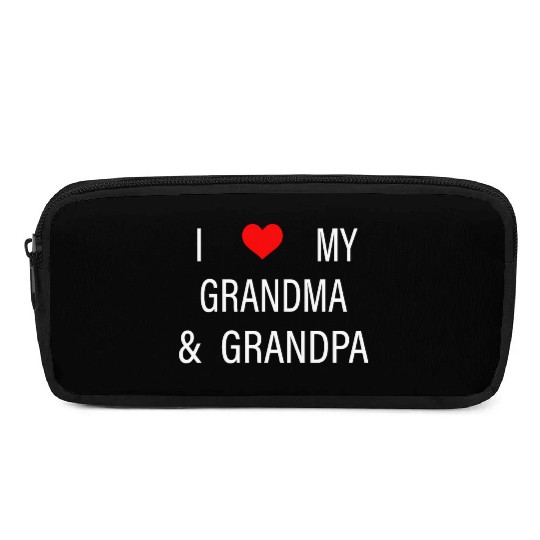 I Love My Grandma and Grandpa Pencil Cases