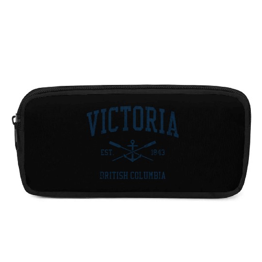 Victoria BC Vintage Navy Crossed Oars & Boat Ancho Pencil Cases