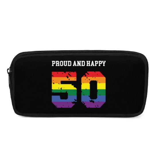 50th Birthday 50 BDay Birthdaygift LGBTQ Gays Gift Pencil Cases