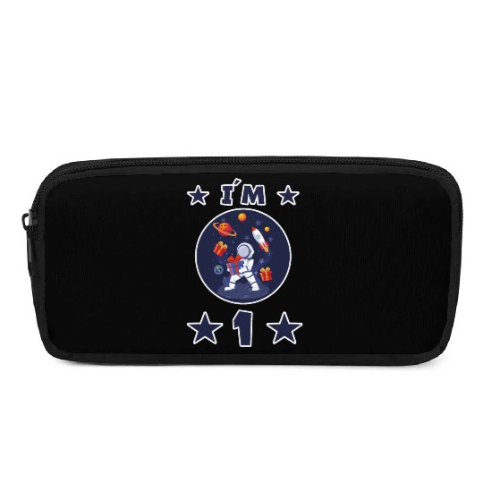 1 year astronaut children 1st birthday child gift Pencil Cases