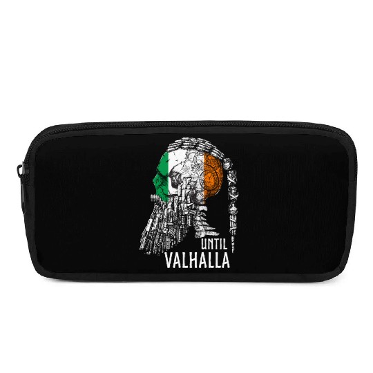 Until Valhalla, Vikings, Viking irish Flag Pencil Cases