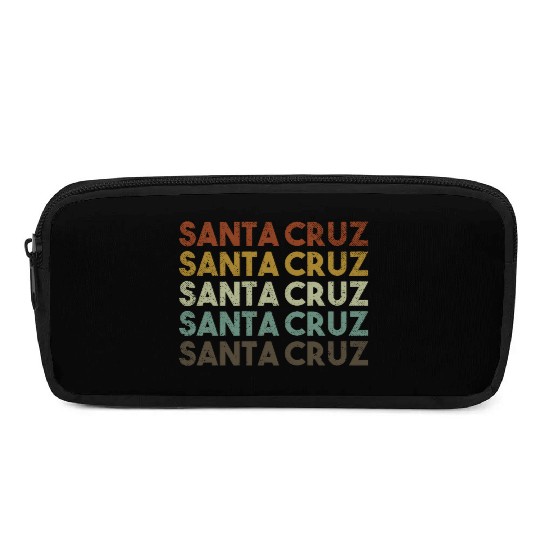 Retro Santa Cruz California Pencil Cases