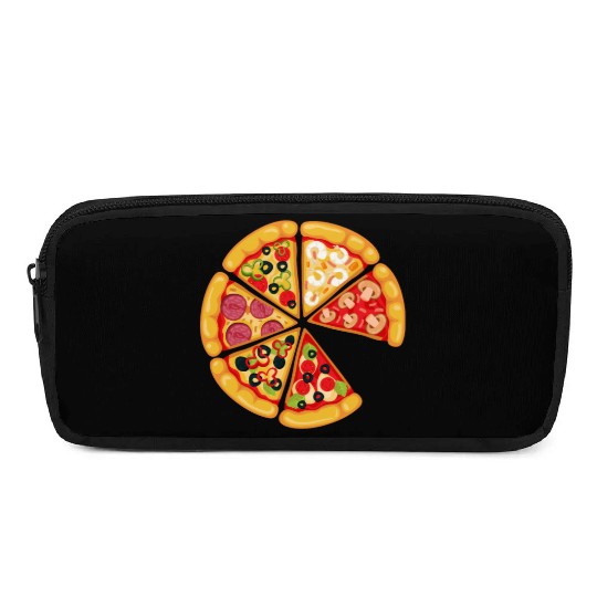 Pizza and Slice Dad and Son Matching Pencil Cases