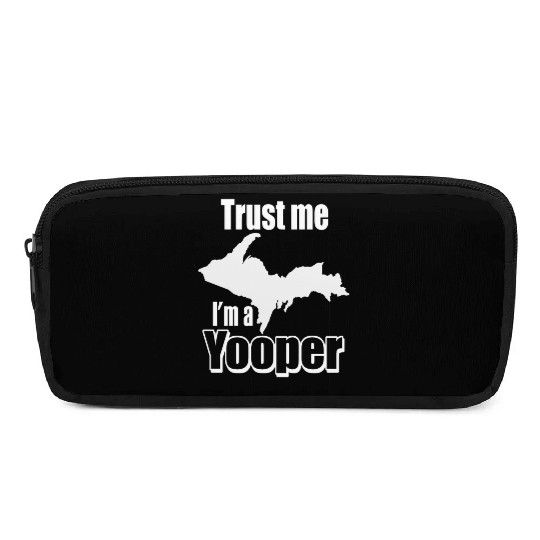 Upper Peninsula Michigan Yooper T gift idea Pencil Cases