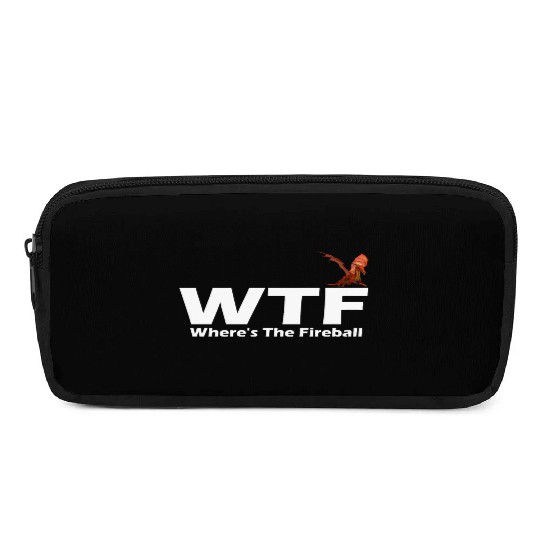 WTF Where's The Fireball Pencil Cases
