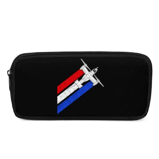V-22 Osprey Helicopter Red White Blue Contrails Pencil Cases