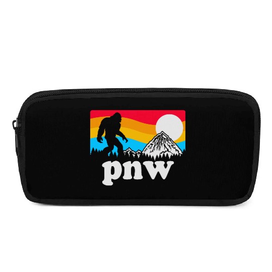PNW Pacific Northwest Bigfoot Pencil Cases