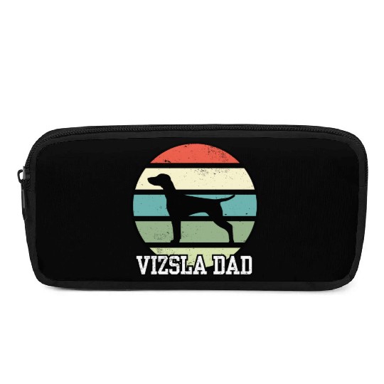 Vizsla Dad I Retro Vizsla Dad Pencil Cases