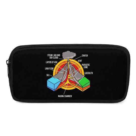 Geology Science Teacher Rocks Volcano Anatomy Kids Pencil Cases