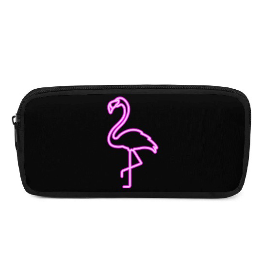 Neon Flamingo Pencil Cases