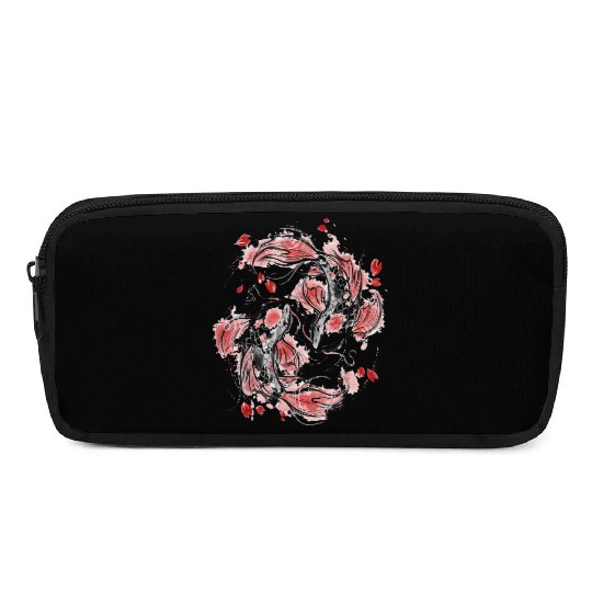 Japanese Koi Fish I Koi Carp Pond Japan Tattoo Pencil Cases