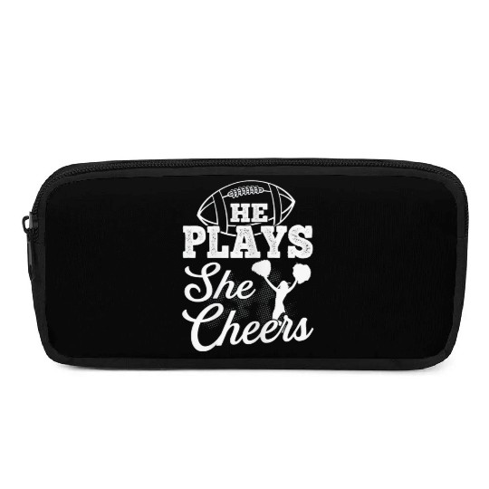 Cheer Mom Football Son Pencil Cases