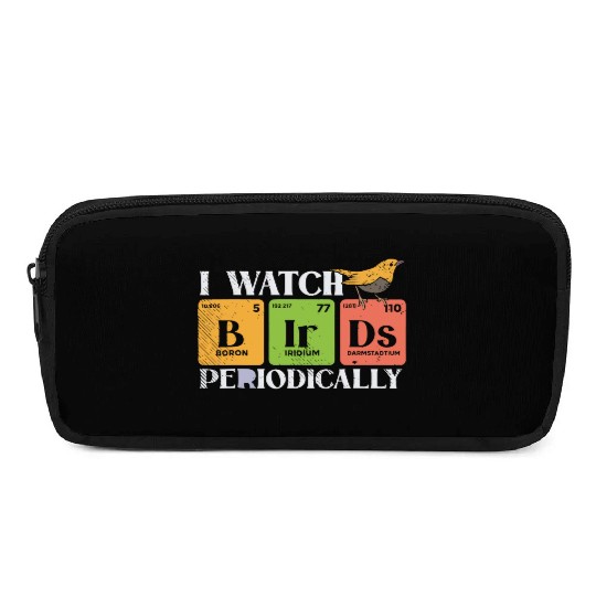 Bird Watching Birds Periodic Table Bird Watcher Pencil Cases