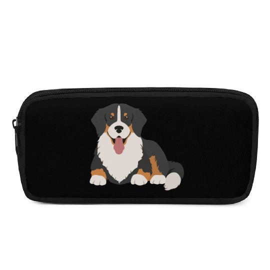 Bernese Mountain Dog Face Pencil Cases