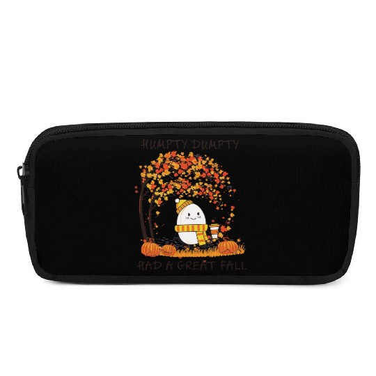 Humpty Dumpty Had A Great Fall Thanksgiving Autumn Pencil Cases