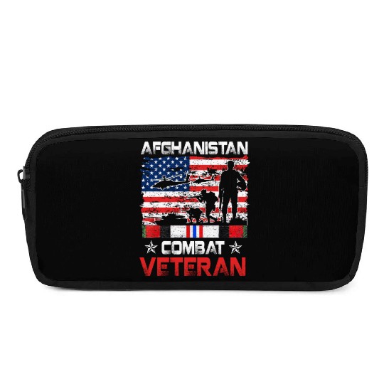 Afghanistan Combat Veteran US Veteran Military Pencil Cases