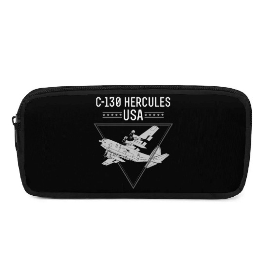 C 130 Hercules US Airborne Fighter Pilot Pencil Cases