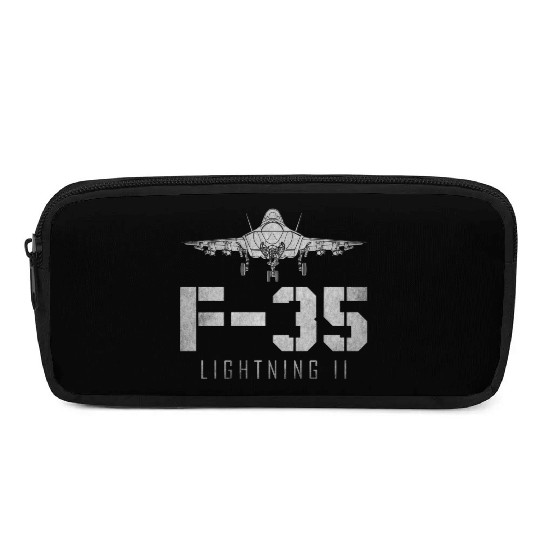 F 35 Lightning II US Airborne Fighter Pilot Pencil Cases