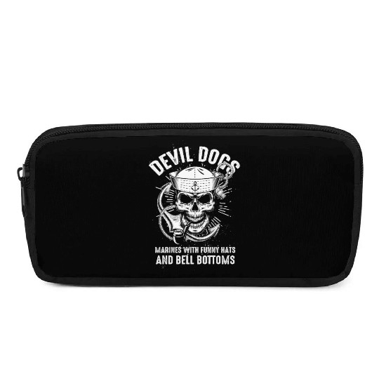 Devil US Navy Corpsman DOC Badass Army Veteran Pencil Cases