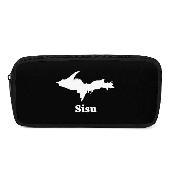 Sisu Upper Peninsula Michigan Yooper U.P. 906 Pencil Cases
