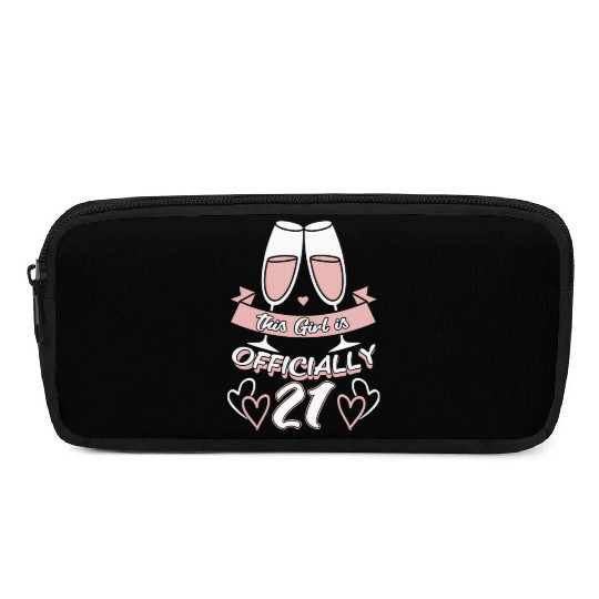 This Girl Is Officially 21 Party 21st Birthday Pencil Cases