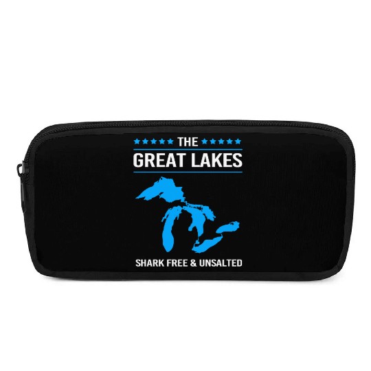 The Great Lakes Shark Free And Unsalted Pencil Cases