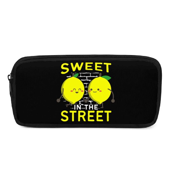 Sweet In The Street Sell Lemonade Funny Lemon Pencil Cases