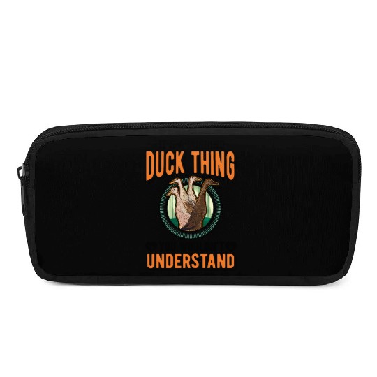 It's A Running Duck Thing Pencil Cases