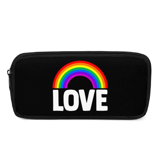 Love Rainbow Kindness Gay Pride LGBTQ Pencil Cases