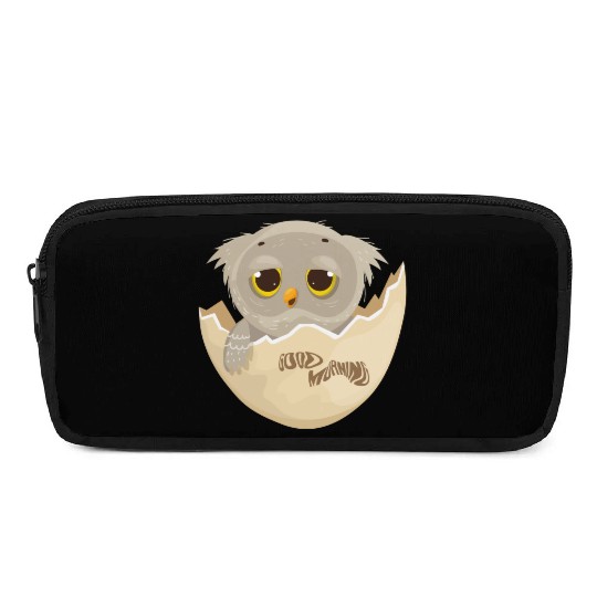 Good morning .. cute baby lazy owl hatching Pencil Cases